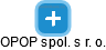 OPOP spol. s r. o. - obrázek vizuálního zobrazení vztahů obchodního rejstříku