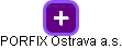 PORFIX Ostrava a.s. - obrázek vizuálního zobrazení vztahů obchodního rejstříku
