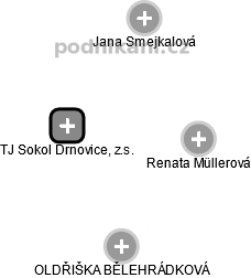 TJ Sokol Drnovice, z.s. - obrázek vizuálního zobrazení vztahů obchodního rejstříku