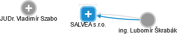 SALVEA s.r.o. - obrázek vizuálního zobrazení vztahů obchodního rejstříku