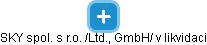 SKY spol. s r.o. /Ltd., GmbH/ v likvidaci - obrázek vizuálního zobrazení vztahů obchodního rejstříku