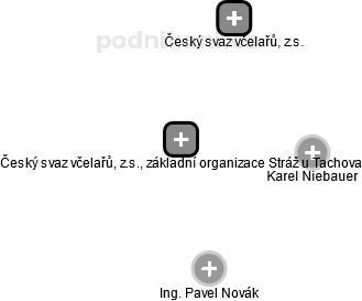Český svaz včelařů, z.s., základní organizace Stráž u Tachova - obrázek vizuálního zobrazení vztahů obchodního rejstříku