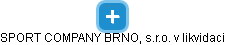 SPORT COMPANY BRNO,  s.r.o. v likvidaci - obrázek vizuálního zobrazení vztahů obchodního rejstříku