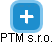 PTM s.r.o. - obrázek vizuálního zobrazení vztahů obchodního rejstříku