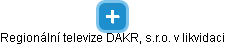 Regionální televize DAKR, s.r.o. v likvidaci - obrázek vizuálního zobrazení vztahů obchodního rejstříku