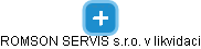 ROMSON SERVIS s.r.o. v likvidaci - obrázek vizuálního zobrazení vztahů obchodního rejstříku