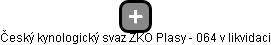 Český kynologický svaz ZKO Plasy - 064 v likvidaci - obrázek vizuálního zobrazení vztahů obchodního rejstříku