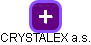 CRYSTALEX a.s. - obrázek vizuálního zobrazení vztahů obchodního rejstříku