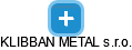 KLIBBAN METAL s.r.o. - obrázek vizuálního zobrazení vztahů obchodního rejstříku