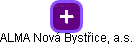 ALMA Nová Bystřice, a.s. - obrázek vizuálního zobrazení vztahů obchodního rejstříku