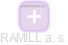 RAMILL a. s. - obrázek vizuálního zobrazení vztahů obchodního rejstříku