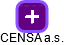 CENSA a.s. - obrázek vizuálního zobrazení vztahů obchodního rejstříku