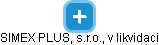 SIMEX PLUS, s.r.o., v likvidaci - obrázek vizuálního zobrazení vztahů obchodního rejstříku