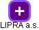 LIPRA a.s. - obrázek vizuálního zobrazení vztahů obchodního rejstříku
