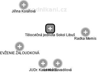 Tělocvičná jednota Sokol Libuš - obrázek vizuálního zobrazení vztahů obchodního rejstříku