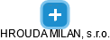 HROUDA MILAN, s.r.o. - obrázek vizuálního zobrazení vztahů obchodního rejstříku