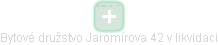Bytové družstvo Jaromírova 42 v likvidaci - obrázek vizuálního zobrazení vztahů obchodního rejstříku