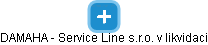 DAMAHA - Service Line s.r.o. v likvidaci - obrázek vizuálního zobrazení vztahů obchodního rejstříku