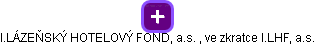 I.LÁZEŇSKÝ HOTELOVÝ FOND, a.s. , ve zkratce I.LHF, a.s. - obrázek vizuálního zobrazení vztahů obchodního rejstříku