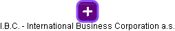 I.B.C. - International Business Corporation a.s. - obrázek vizuálního zobrazení vztahů obchodního rejstříku