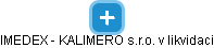 IMEDEX - KALIMERO s.r.o. v likvidaci - obrázek vizuálního zobrazení vztahů obchodního rejstříku