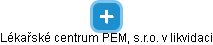 Lékařské centrum PEM, s.r.o. v likvidaci - obrázek vizuálního zobrazení vztahů obchodního rejstříku