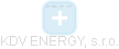 KDV ENERGY, s.r.o. - obrázek vizuálního zobrazení vztahů obchodního rejstříku