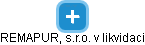 REMAPUR, s.r.o. v likvidaci - obrázek vizuálního zobrazení vztahů obchodního rejstříku