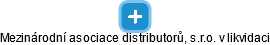 Mezinárodní asociace distributorů, s.r.o. v likvidaci - obrázek vizuálního zobrazení vztahů obchodního rejstříku