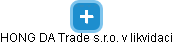 HONG DA Trade s.r.o. v likvidaci - obrázek vizuálního zobrazení vztahů obchodního rejstříku