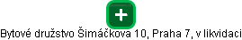 Bytové družstvo Šimáčkova 10, Praha 7, v likvidaci - obrázek vizuálního zobrazení vztahů obchodního rejstříku