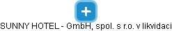 SUNNY HOTEL - GmbH, spol. s r.o. v likvidaci - obrázek vizuálního zobrazení vztahů obchodního rejstříku