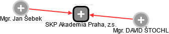 SKP Akademia Praha, z.s. - obrázek vizuálního zobrazení vztahů obchodního rejstříku