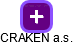 CRAKEN a.s. - obrázek vizuálního zobrazení vztahů obchodního rejstříku