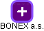 BONEX a.s. - obrázek vizuálního zobrazení vztahů obchodního rejstříku