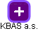 KBAS a.s. - obrázek vizuálního zobrazení vztahů obchodního rejstříku