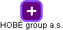 HOBÉ group a.s. - obrázek vizuálního zobrazení vztahů obchodního rejstříku