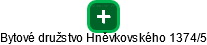 Bytové družstvo Hněvkovského 1374/5 - obrázek vizuálního zobrazení vztahů obchodního rejstříku
