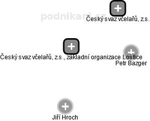Český svaz včelařů, z.s., základní organizace Loštice - obrázek vizuálního zobrazení vztahů obchodního rejstříku