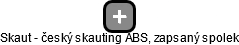 Skaut - český skauting ABS, zapsaný spolek - obrázek vizuálního zobrazení vztahů obchodního rejstříku