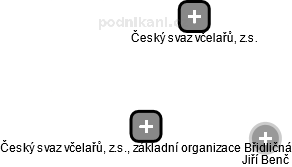 Český svaz včelařů, z.s., základní organizace Břidličná - obrázek vizuálního zobrazení vztahů obchodního rejstříku