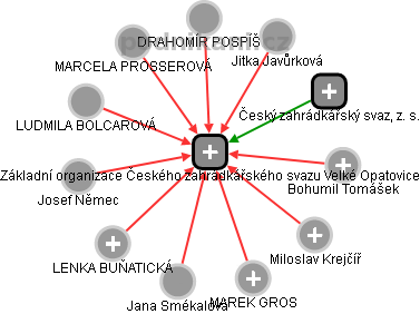 Základní organizace Českého zahrádkářského svazu Velké Opatovice - obrázek vizuálního zobrazení vztahů obchodního rejstříku