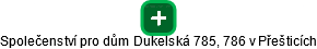 Společenství pro dům Dukelská 785, 786 v Přešticích - obrázek vizuálního zobrazení vztahů obchodního rejstříku