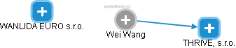  Wei W. - Vizualizace  propojení osoby a firem v obchodním rejstříku